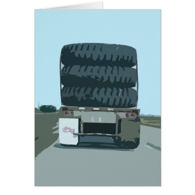 BIG HJUL HÄLSNINGSKORT (Framsidan)