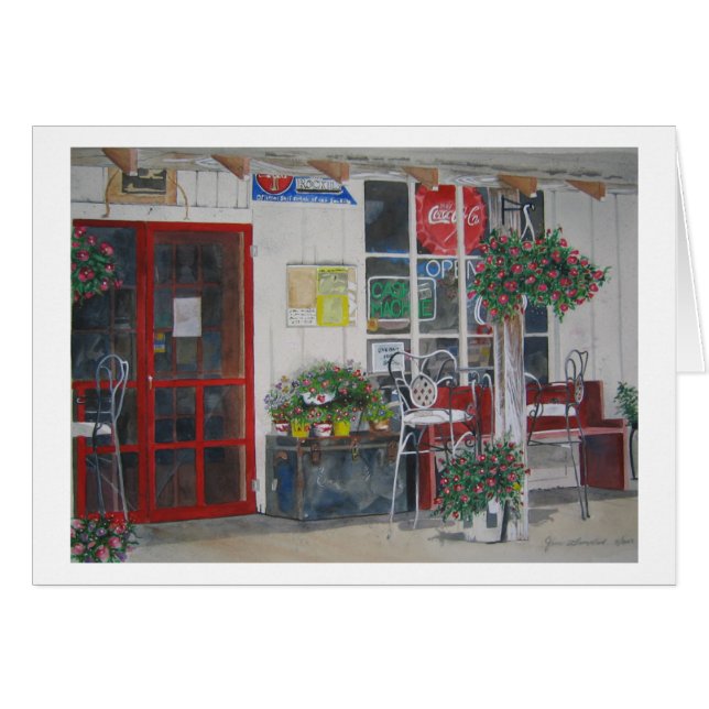 Big Horn Mercantile Hälsningskort (Framsidan Horizontal)