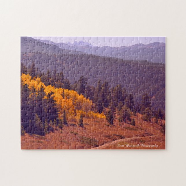 Big Horn Mountain in WY - Jigszawa Puzzle Pussel (Horisontell)