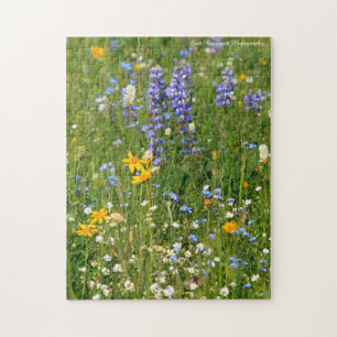 Big Horn Mtn Vild Flowers in WY - Jigszons Puzzle Pussel