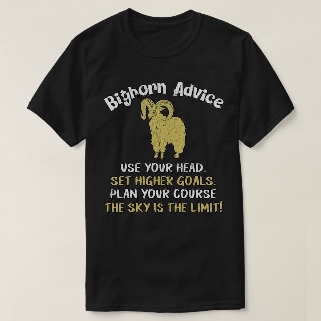 Big Horn Sheep Art - Big Horned Sheep - Bighorn Sh T Shirt (Design framsida)