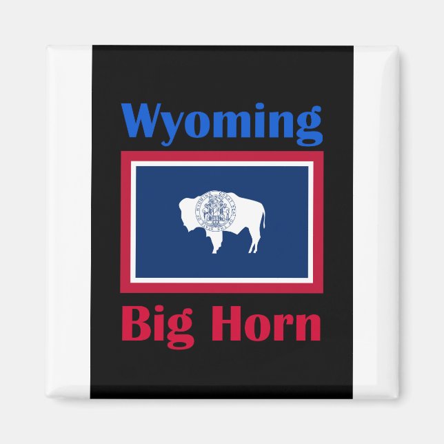 Big Horn Wyoming Magnet (Framsidan)