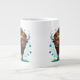 big horned bison jumbo mugg
