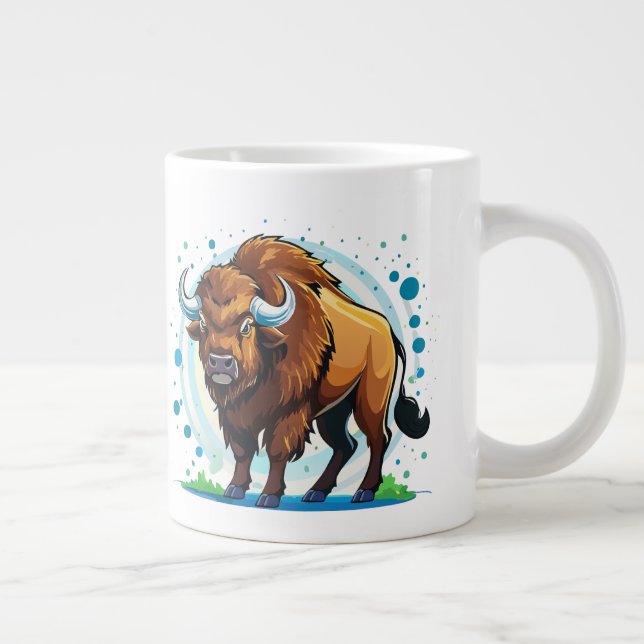 big horned bison jumbo mugg (Höger)
