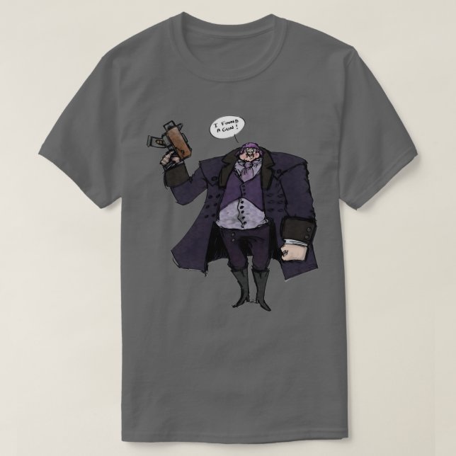 Big Horner Har A Gun T Shirt (Design framsida)