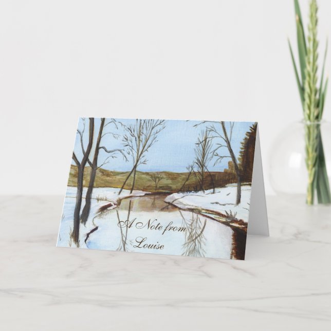 Big Horse Bäck Anteckningskort (Framsida)