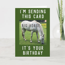 Big Horse Det är ditt födelsedagskort Kort