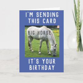 Big Horse Det är ditt födelsedagskort Kort