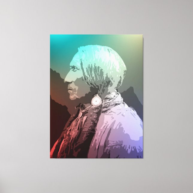 Big Horse - Södra Cheyenne Canvastryck (Framsida)