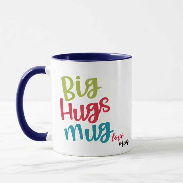 Big Hugs Coffee Mugg, Cute Gift for christmas Mugg (Vänster)