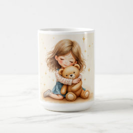 Big Hugs - Cute Girl Hugger Nalle Kaffemugg