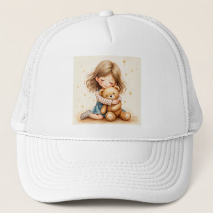 Big Hugs - Cute Girl Hugger Nalle Keps
