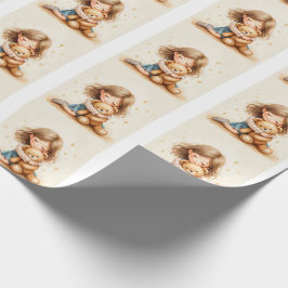 Big Hugs - Cute Girl Hugger Nalle Presentpapper