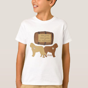 Big Hund Big Kärlek St. Bernard T-Shirt