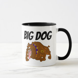 BIG HUND BULL DOG KAFFE KOPPAR