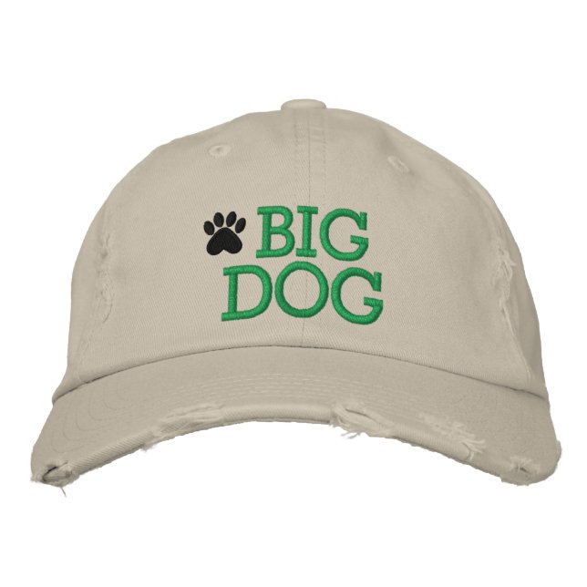 Big Hund Cap efter SRF Broderad Keps (Framsida)