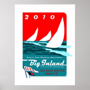 Big Inland 2010 print Poster