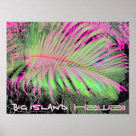 Big Island Hawaii art poster