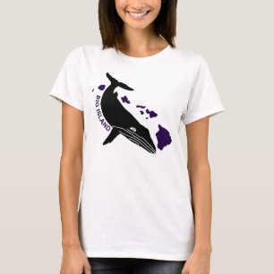 Big Island - Hawaii Lila Islands Humpback T-Shir T Shirt