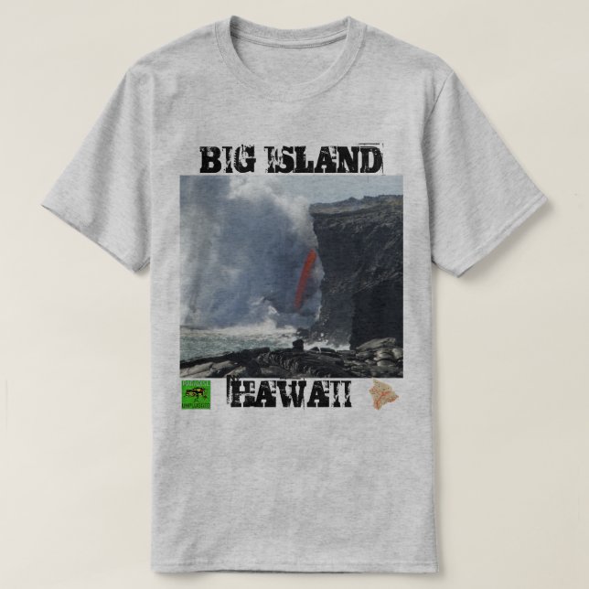BIG ISLAND, HAWAII T SHIRT (Design framsida)