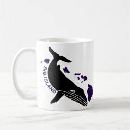 Big Island - Lila Hawaii Islands Humpback Kaffemugg