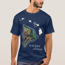 Big Island of Hawaii with Hawaiian Islands