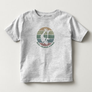 Big Island Pond NH Vintage Retro Sjösymbol T Shirt