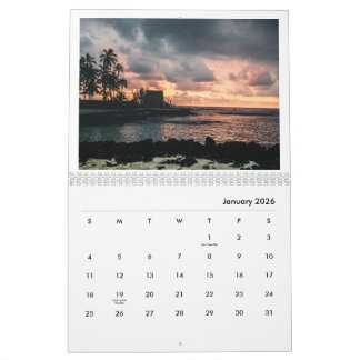 Big Island, Små Ögonblick 2026 Kalender