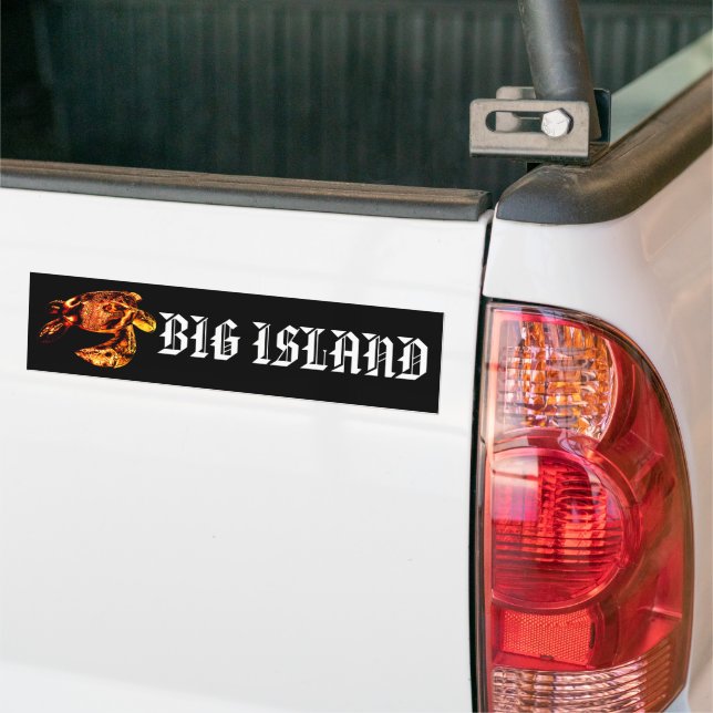 BIG ISLAND - Tribal Honu Lava Bildekal (På lastbil)
