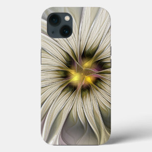 Big Ivory Flower, Abstrakt Modern Fractal Art