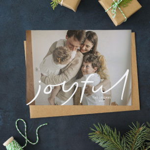 Big Joy Helgdag Photo Card Kort