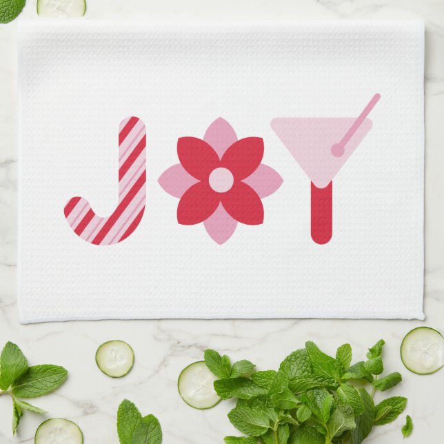 Big Joy Holiday Kitchen Towel Kökshandduk (Vikta)