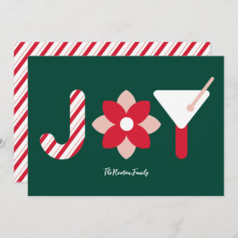 Big Joy Pine Green Holiday Card Inbjudningar
