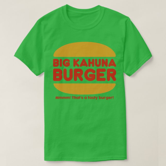 Big Kahuna Burger 90-talet Stil T Shirt (Design framsida)