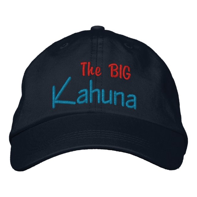 BIG Kahuna Embroized Cap Broderad Keps (Framsida)