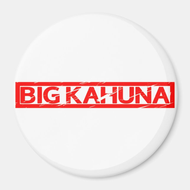 Big Kahuna Frimärke Magnet (Framsidan)