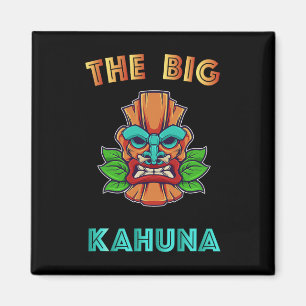 Big Kahuna Funny Hawaiian Tiki Pappa Chef Gift Magnet