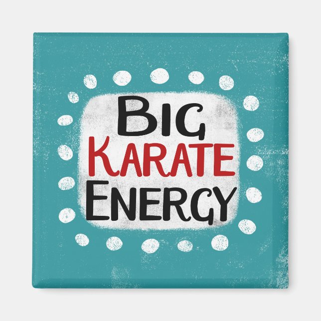 Big Karate Energy Refrigerator Magnet (Framsidan)
