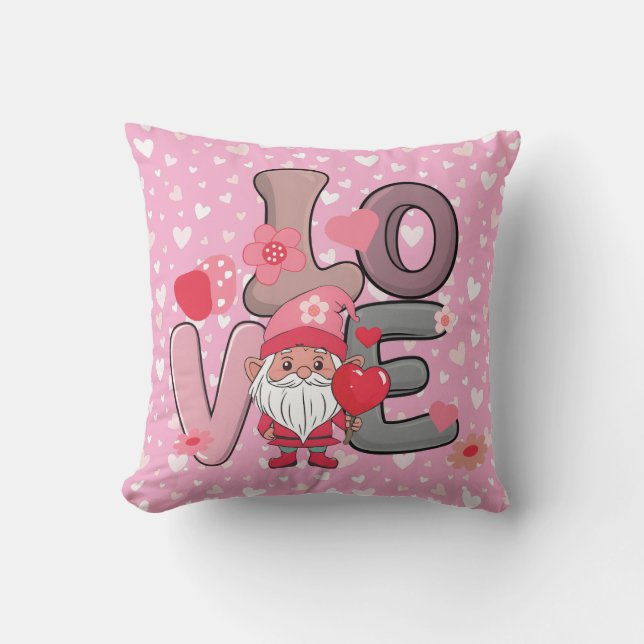 Big Kärlek valentines day-gåva Kudde (Framsida)