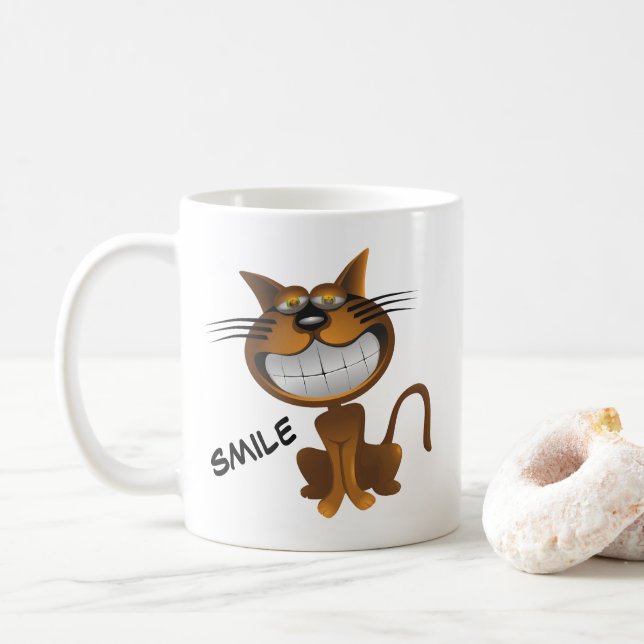Big Kattunge Kaffemugg (Med munk)