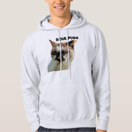 Big Kattunge Sour Puss Sweatshirt Med Luva