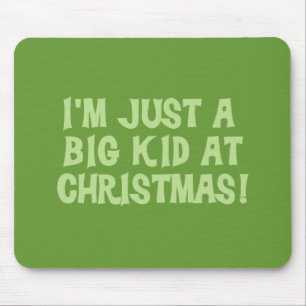 Big Kid på julskjortor och julklappar Musmatta