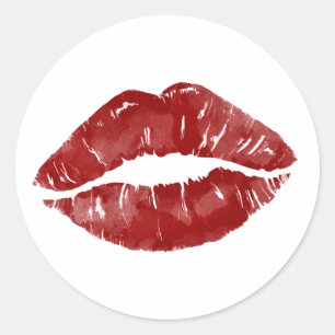 Big Kiss Runt Klistermärke