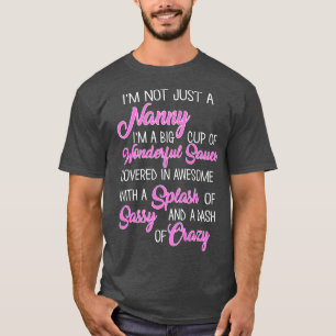 Big Kopp av Wonderful Nanny Grandmor T Shirt