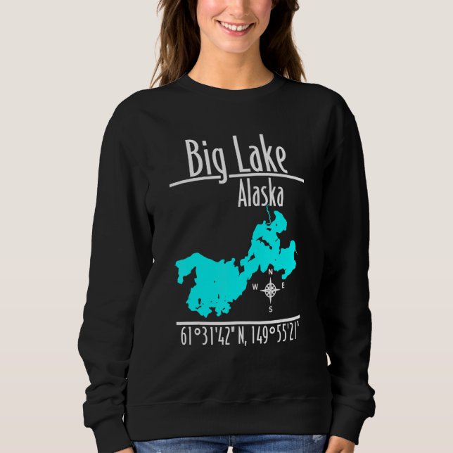 Big Lake - Alaska_1 T Shirt (Framsida)