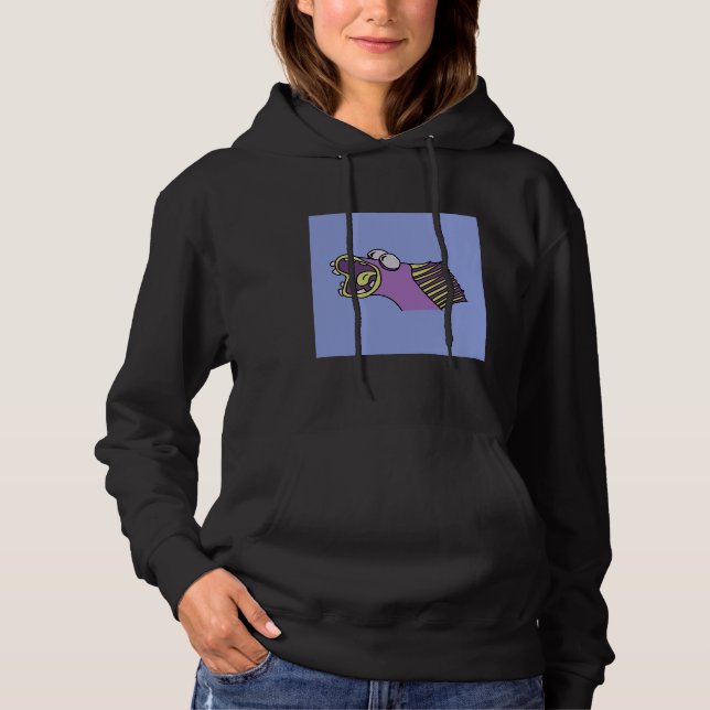 Big Läppar Fish Mönster T Shirt (Framsida)