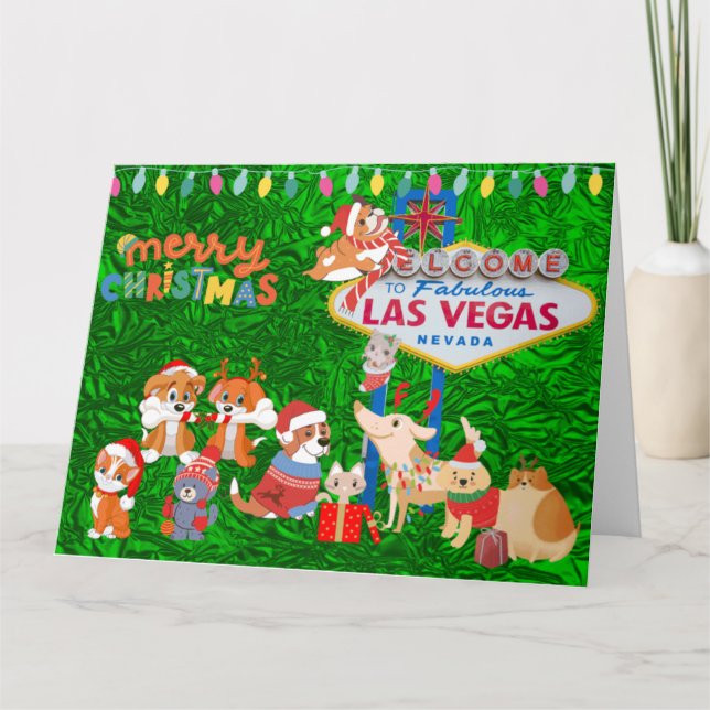BIG Las Vegas-julkort Kort (Framsida)