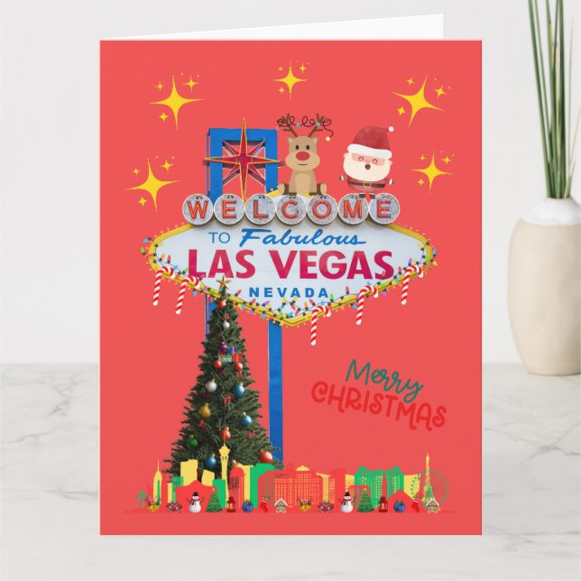 BIG Las Vegas-julkort Kort (Framsida)