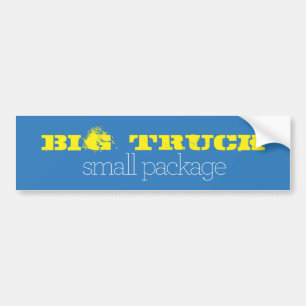 Big Lastbil Small Paket Bildekal