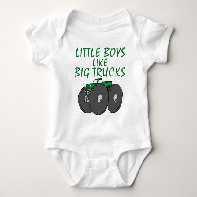 Big Lastbilar T-shirt (Framsida)